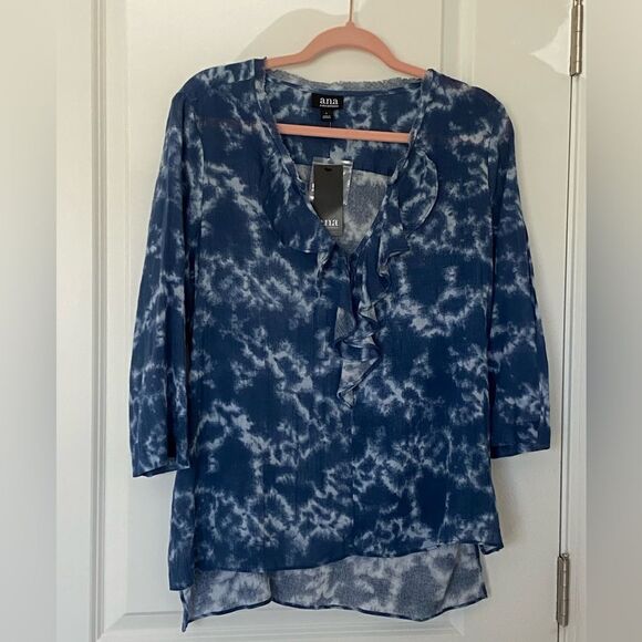 a.n.a 3/4” Sleeve Blouse - Picture 1 of 6